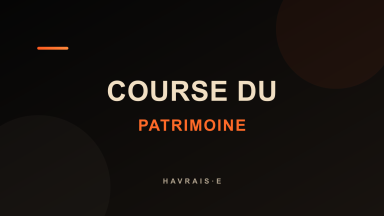 course du patrimoine Le Havre
