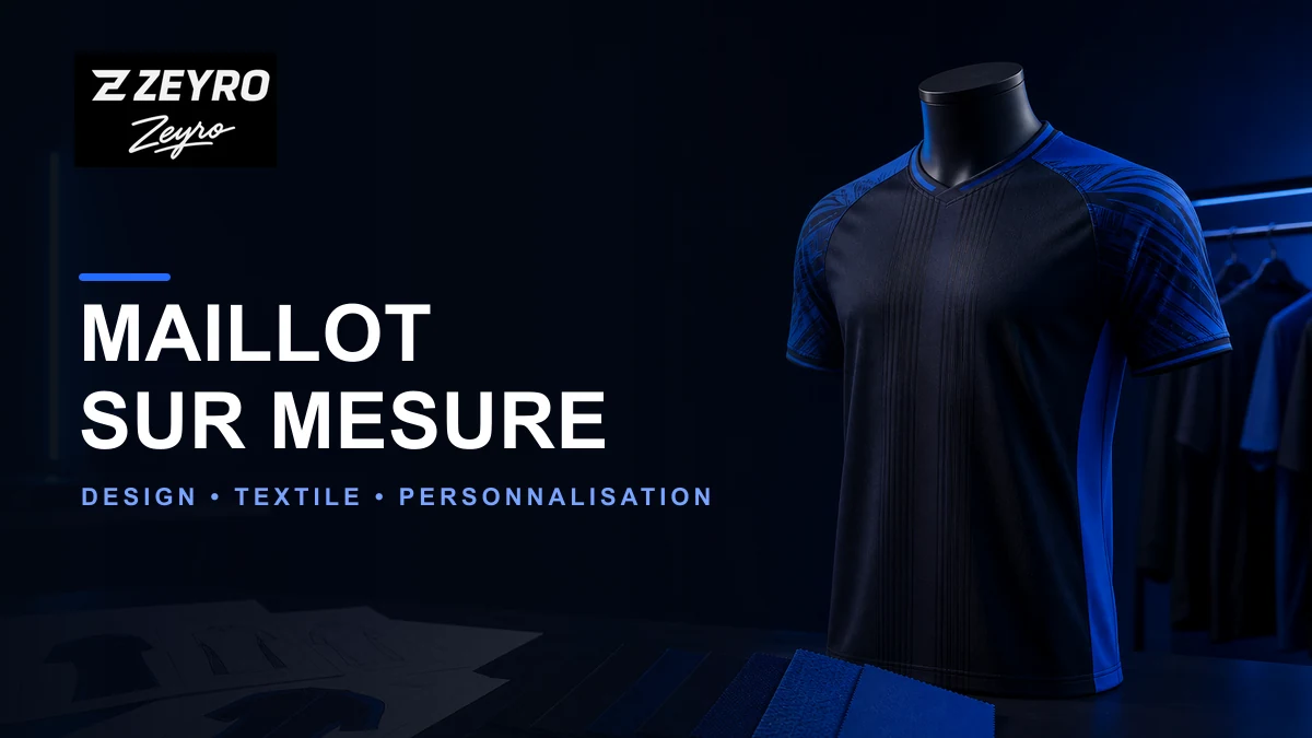 Maillot de football personnalisé créé avec Zeyro