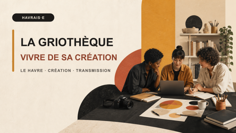 La Griothèque, projet de formation pour les créatifs havrais porté par Moos Coulibaly