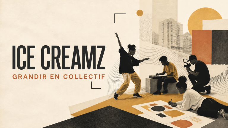 Illustration d’ICE CREAMZ au Havre, premier collectif créatif de Moos Coulibaly